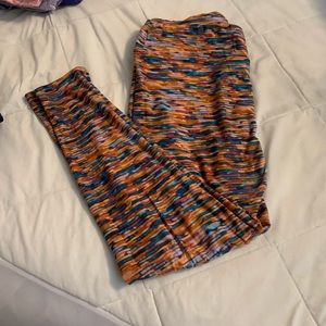 LulaRoe multi colored leggings